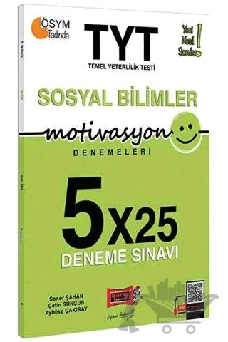 TYT Sosyal Bilimler Motivasyon Deneme Sınavı – Aybüke Çakıray, Çetin Sungur, Soner Şahan – Yargı Yayınevi kitap kapağı