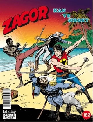 Zagor Sayı 182 – Lal Kitap kitap kapağı
