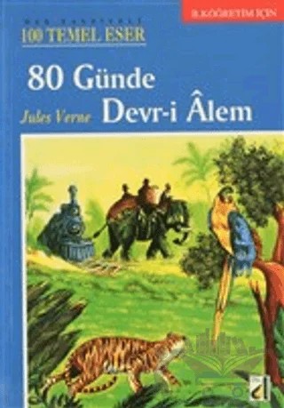 80 Günde Devr-i Alem – Jules Verne – Damla Yayınevi kitap kapağı