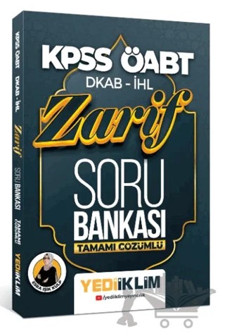 2023 ÖABT DKAP İHL Zarif Tamamı Çözümlü Soru Bankası – Esra Işık Kulp – Yediiklim Yayınları kitap kapağı