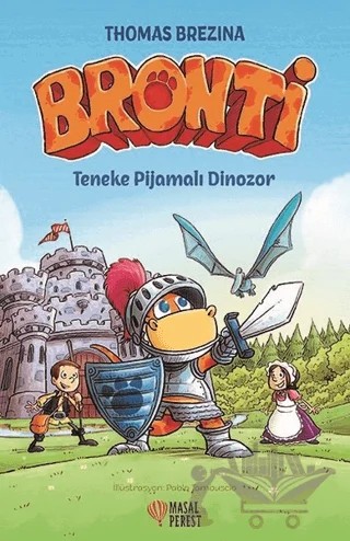 Bronti - Teneke Pijamalı Dinozor – Thomas Brezina – Masalperest kitap kapağı