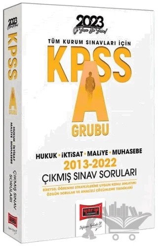 2023 KPSS A Grubu Hukuk-İktisat-Maliye-Muhasebe Çıkmış Sorular Çözümlü Yargı Yayınları – Kolektif – Yargı Yayınevi kitap kapağı