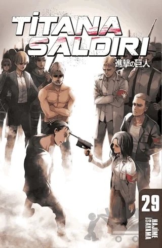 Titana Saldırı 29 – Hajime İsayama – Gerekli Şeyler Yayıncılık kitap kapağı