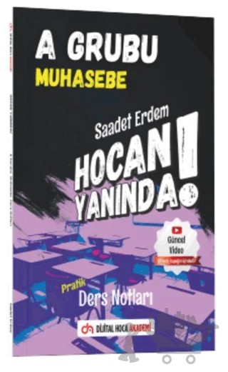KPSS A Grubu Muhasebe Pratik Ders Notları – Saadet Erdem – Dijital Hoca kitap kapağı