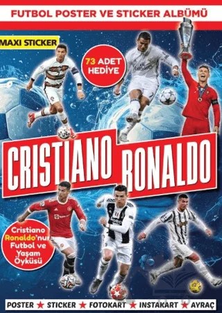 Ronaldo Poster ve Sticker Albümü 001 – Ersin Barboros – Maxi Yayıncılık kitap kapağı