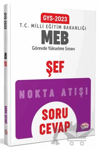 Milli Eğitim Bakanlığı Şef GYS Soru - Cevap – Kolektif – Editör Yayınevi kitap kapağı
