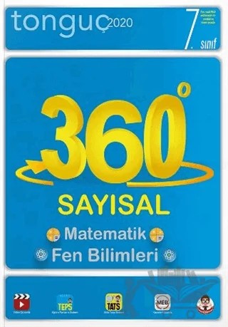 7. Sınıf 360 Soru Bankası Sayısal 2020 – Kolektif – Tonguç Akademi kitap kapağı