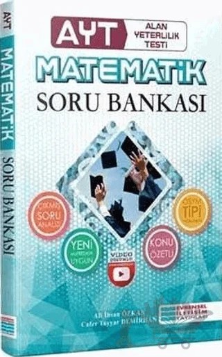 AYT Matematik Video Çözümlü Soru Bankası – Kolektif – Evrensel İletişim Yayınları kitap kapağı