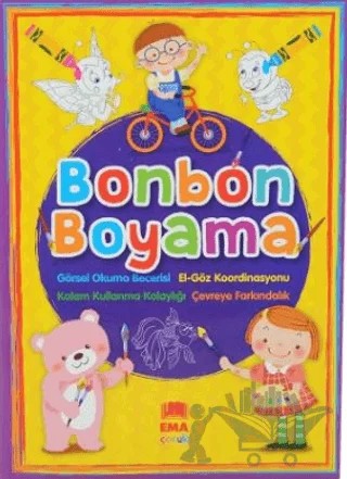 Bonbon Boyama – Kolektif – Ema Çocuk kitap kapağı