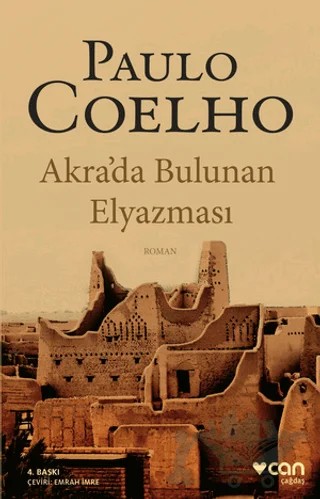 Akra’da Bulunan Elyazması – Paulo Coelho – Can Yayınları kitap kapağı