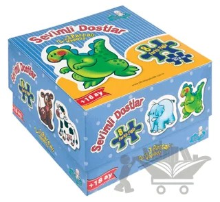 Sevimli Dostlar - 2 ve 3 Parçalı Yapboz – Kolektif – Sıfıraltı Yayıncılık kitap kapağı