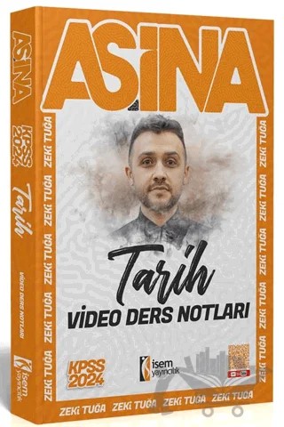 Aşina 2024 KPSS Tarih Ders Notu – Zeki Tuğa – İSEM Yayıncılık kitap kapağı