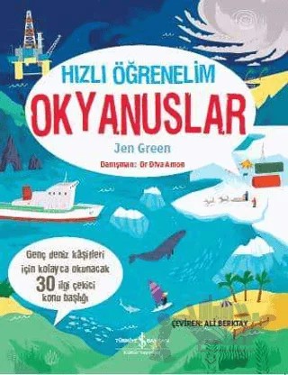 Hızlı Öğrenelim - Okyanuslar – Jen Green – İş Bankası Kültür Yayınları kitap kapağı
