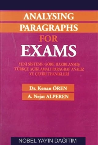 Analysing Paragraphs For Exams – Kenan Ören – Nobel Yayın kitap kapağı