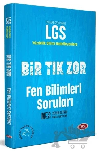 LGS BİR TIK Fen Bilimleri Soruları – Kolektif – Data Yayınları kitap kapağı