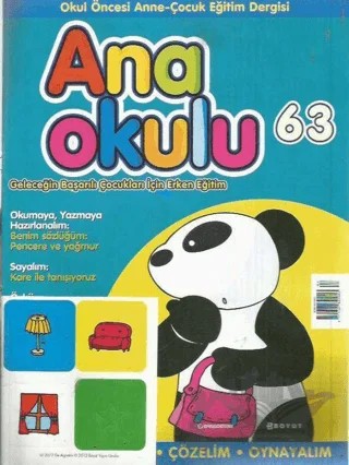 Anaokulu Sayı: 63 Anne-Çocuk Eğitim Dergisi – Boyut Yayın Grubu kitap kapağı