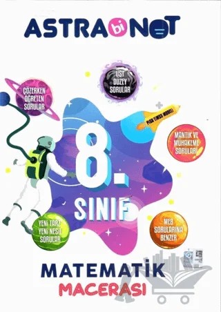 8. Sınıf Matematik Astrobinot Macerası – Kolektif – Bi Not Yayınları kitap kapağı