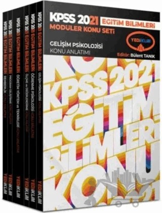 2021 KPSS Eğitim Bilimleri Konu Anlatımlı Modüler Set – Kolektif – Yediiklim Yayınları kitap kapağı