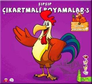 Şıpşıp Çıkartmalı Boyamalar 3 - Çiftlik Hayvanları – Yağmur Bülbül – Kuzey Yayınları kitap kapağı