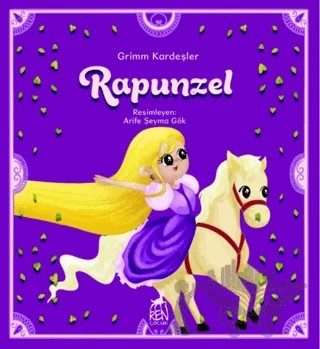 Rapunzel – Grimm Kardeşler – Ren Çocuk kitap kapağı