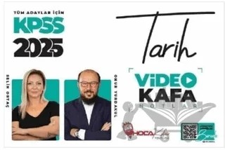 2025 KPSS Tarih Video Kafa Notlar – Onur Yurdakul, Selin Ortaç – Hoca Kafası Yayınları kitap kapağı