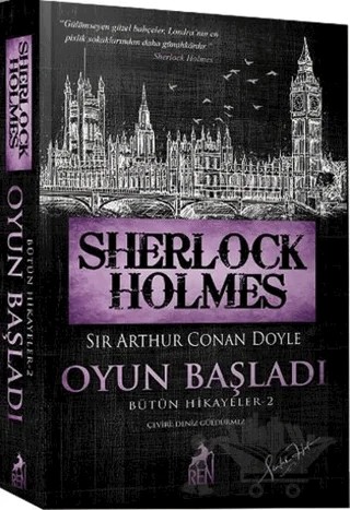 Sherlock Holmes Oyun Başladı – Sir Arthur Conan Doyle – Ren Kitap kitap kapağı
