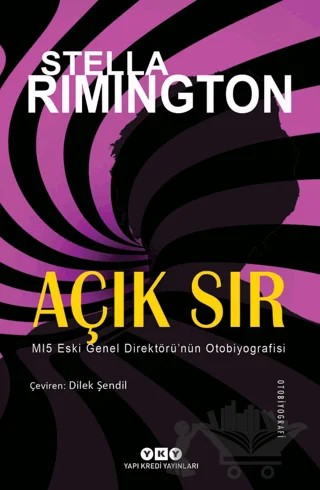 Açık Sır – Stella Rimington – Yapı Kredi Yayınları kitap kapağı