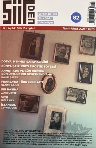 Şiirden İki Aylık Şiir Dergisi Sayı: 82 Mart - Nisan 2024 – Şiirden Yayıncılık kitap kapağı