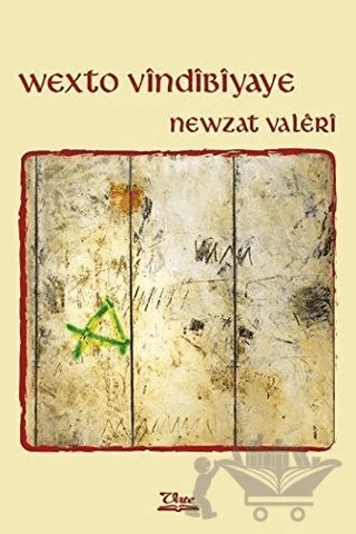 Wexto Vindibiyaye – Newzat Valeri – Vate Yayınevi kitap kapağı