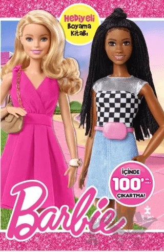 Barbie 100+ Çıkartma Hediyeli Boyama Kitabı – Kolektif – Doğan Çocuk kitap kapağı