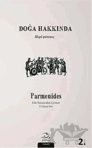 Doğa Hakkında Şiir – Parmenides – Pinhan Yayıncılık kitap kapağı