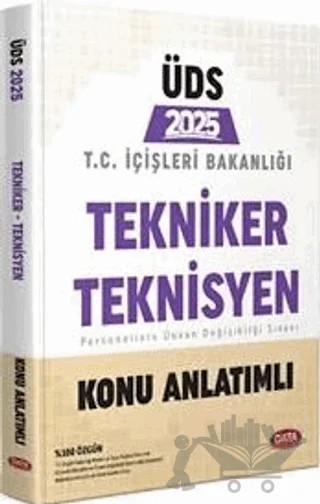 2025 T.C. İçişleri Bakanlığı Tekniker - Teknisyen GYS - ÜDS Konu Anlatımlı – Kolektif – Data Yayınları kitap kapağı