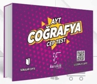 AYT Cep Test Coğrafya – Kolektif – Karekök Yayıncılık kitap kapağı