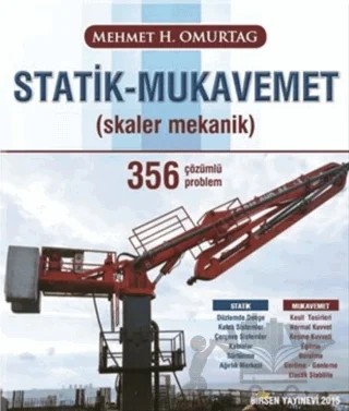 Statik - Mukavemet (Skaler Mekanik) 356 Çözümlü Problem – Mehmet H. Omurtag – Birsen Yayınevi kitap kapağı