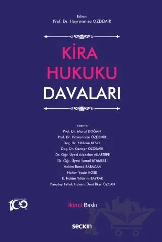 Kira Hukuku Davaları – Gençer Özdemir, Murat Doğan, Hayrünnisa Özdemir – Seçkin Yayıncılık kitap kapağı