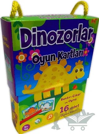 Oyun Kartları - Dinozorlar – Kolektif – İndigo Çocuk kitap kapağı