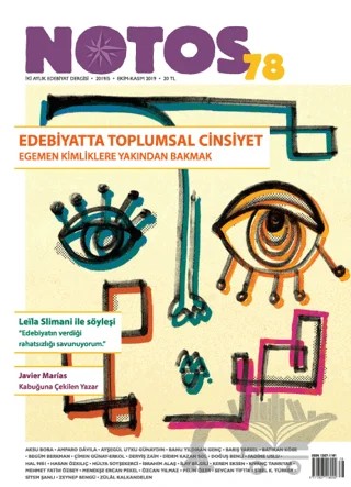 Notos Öykü İki Aylık Edebiyat Dergisi Sayı: 78 Ekim - Kasım 2019 – Notos Öykü Dergisi kitap kapağı