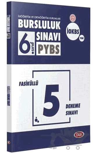 6. Sınıf PYBS Bursluluk Sınavı fasiküllü 5 Deneme Sınavı – Kolektif – Data Yayınları kitap kapağı