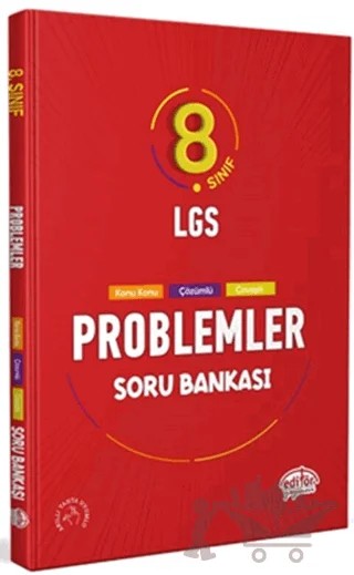 8. Sınıf LGS Problemler Soru Bankası – Kolektif – Editör Yayınevi kitap kapağı