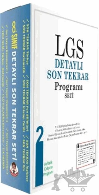 LGS Detaylı Son Tekrar Programı Seti – Kolektif – Tonguç Akademi kitap kapağı