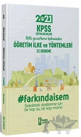 2021 KPSS Eğitim Bilimleri Öğretim İlke ve Yöntemleri 21 Deneme – Fatih Genç – İSEM Yayıncılık kitap kapağı