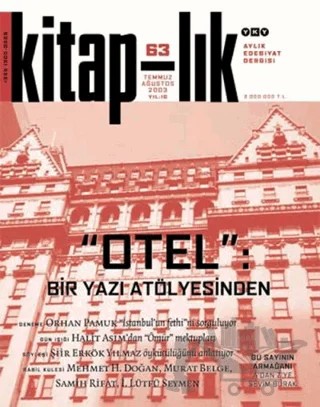 Kitap-lık Sayı: 63 Aylık Edebiyat Dergisi – Yapı Kredi Yayınları kitap kapağı