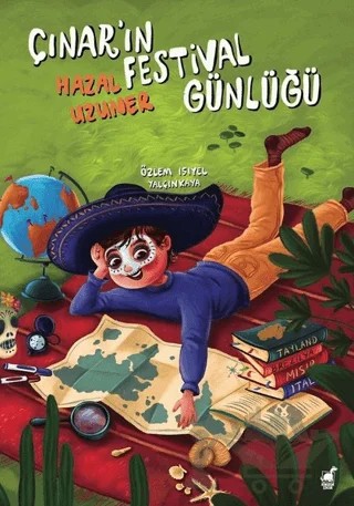 Çınar'ın Festival Günlüğü – Hazal Uzuner, Özlem Isıyel, Özlem Isıyel Yalçınkaya – Dinozor Çocuk kitap kapağı