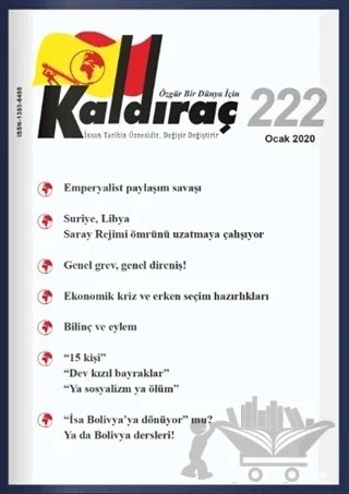 Kaldıraç Dergisi Sayı: 222 Ocak 2020 – Kaldıraç Yayınevi kitap kapağı