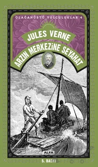 Arzın Merkezine Seyahat – Jules Verne – Alfa Yayınları kitap kapağı
