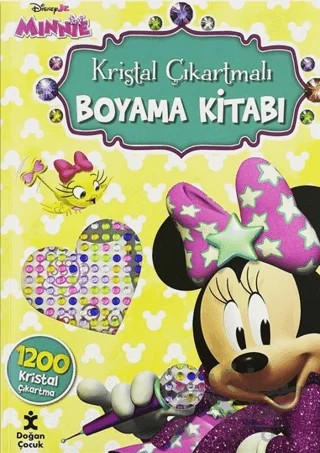 Disney Minnie - Kristal Çıkartmalı Boyama Kitabı – Kolektif – Doğan Çocuk kitap kapağı