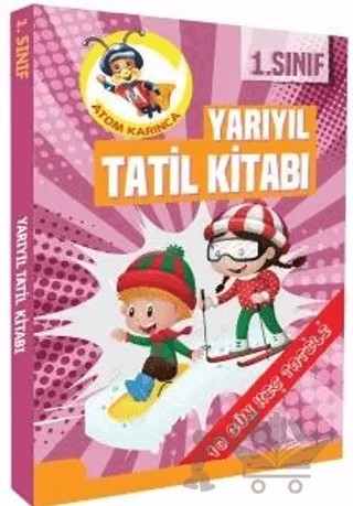 1. Sınıf Atom Karınca Yarıyıl Tatil Kitabı – Kollektif – Atom Karınca Yayınları kitap kapağı