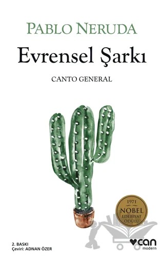 Evrensel Şarkı / Canto General – Pablo Neruda – Can Yayınları kitap kapağı