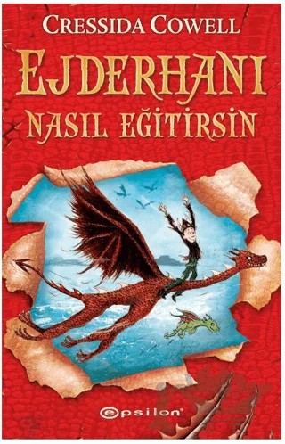 Ejderhanı Nasıl Eğitirsin 1 – Cressida Cowell – Epsilon Yayınevi kitap kapağı