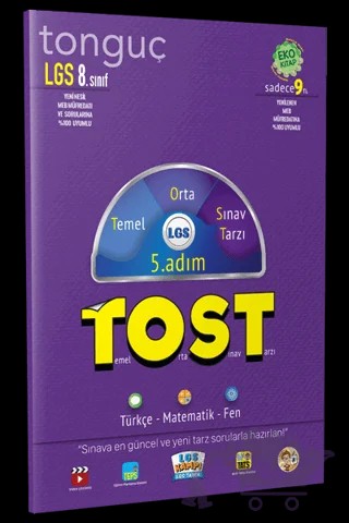 LGS 8. Sınıf Tost 5. Adım – Kolektif – Tonguç Akademi kitap kapağı